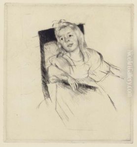 Simone Resting Her Head On The Back Of A Chair (b. 187)