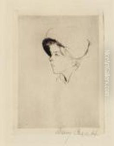 Susan's Head (b. 50) by Mary Cassatt