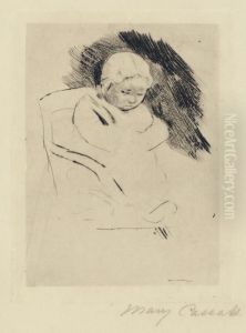 The High Chair (b. 103) by Mary Cassatt