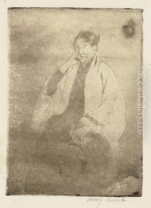 A Portrait Of The Artist's Mother (b. 122; M. & S. 4) by Mary Cassatt
