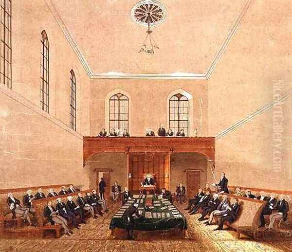 Dr Lang addressing the New South Wales Legislative Council Australia - view 1