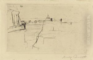 Robert's Back And A Croquis: View Of The Pantheon (b. 79)