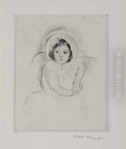 Margot Wearing A Bonnet (no. 5) by Mary Cassatt