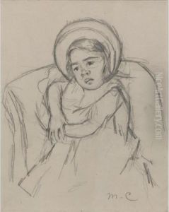 Sketch Of Margot Wearing A Bonnet (no. 5) Sketch Of Margot Wearing A Bonnet (no. 5)