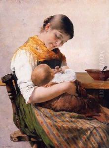 Mother and Child by Georgios Jakobides