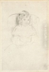 Sara Smiling (breeskin 195) by Mary Cassatt