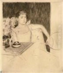 Tea (breeskin 133) by Mary Cassatt