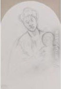 Femme Tenant Son Enfant Sur Les Genoux by Mary Cassatt