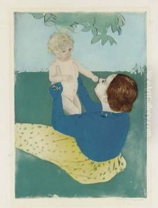 Under The Horse Chestnut Tree by Mary Cassatt
