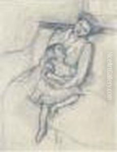 Femme Et Enfant by Mary Cassatt