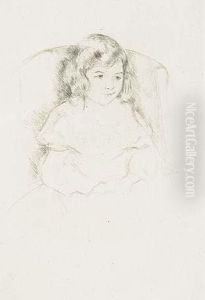 Sara Smiling>. by Mary Cassatt