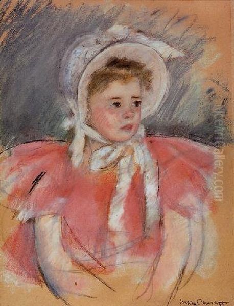 Simone In A White Bonnet Seated With Clasped Hands (no. 1) - view 1