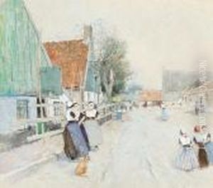 Urk Village, Holland by Hendrick, Henri Cassiers