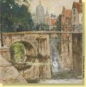 Pont A Malines by Hendrick, Henri Cassiers