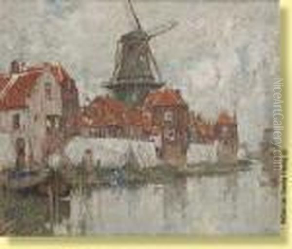 Lavandiere Sous Le Moulin - view 1