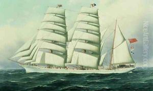 The East African in Full Sail by Antonio Nicolo Gasparo Jacobsen