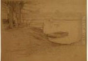 Henricassiers. - Peniche Au Bord D'une Riviere.