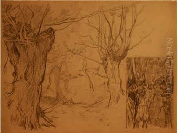 Henricassiers. - Dessin Sur Arches - view 1
