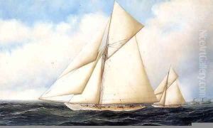 Yacht Race 1895 by Antonio Nicolo Gasparo Jacobsen