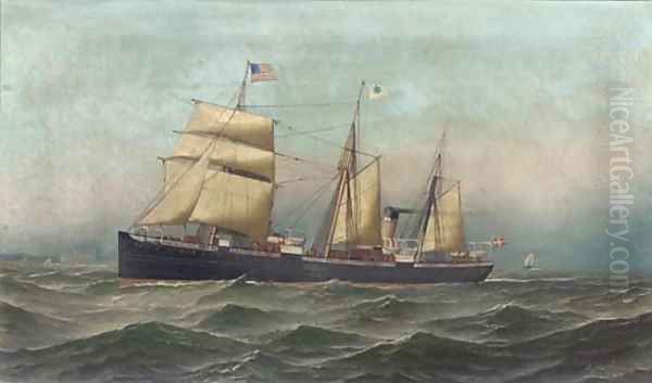 The 'Hekla' under sea - view 1
