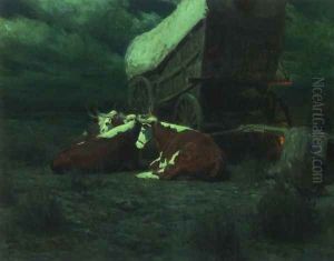 Night on the Overland Trail by Frank Johnson