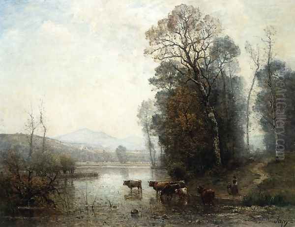 Landscape with Cows - view 1