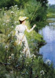 The Gentle Angler by Francis Coates Jones