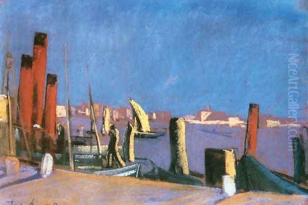 Harbour in Venice 1930 - view 1