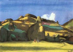 Sunny Landscape 1933 by David Jandi