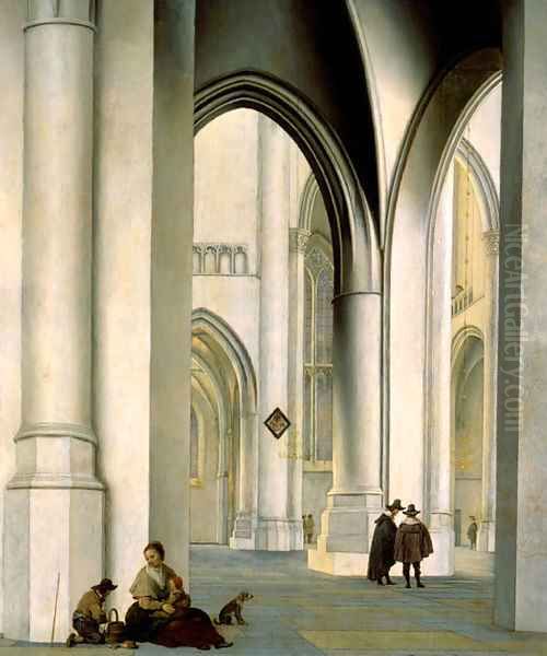 Interior of the St. Bavo Church, Haarlem - view 1