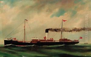 The steamer Nottingham by Joseph Jansen