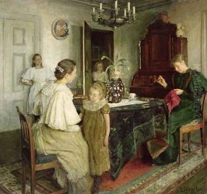 The Family of the Artist by Viggo Johansen