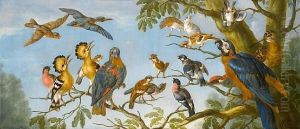 A Concert Of Birds by Pieter Casteels