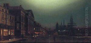 Liverpool Docks by Wilfred Jenkins
