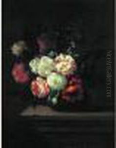 Nature Morte Au Vase De Fleurs by Pieter Casteels