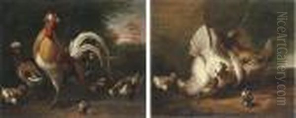 Poultry In A Landscape - view 1