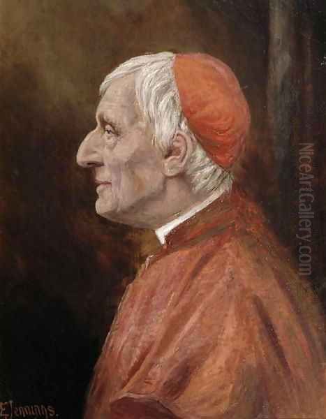 Portrait of Cardinal Newman - view 1