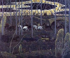 Procession by Axel Johansen