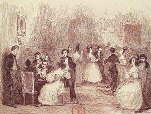 Soiree of the Artists by Tony Johannot