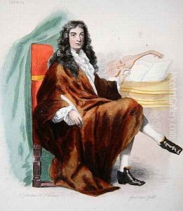 Jean Baptiste Lully 1632-87 by Tony Johannot