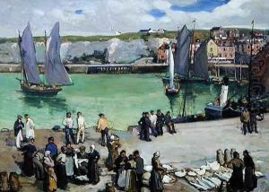 Dieppe Harbour by Alexander Jamieson