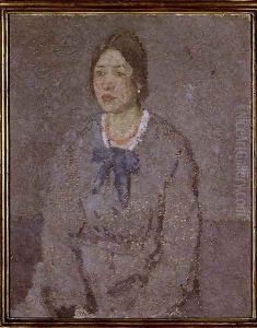 Woman in a Coral Necklace by Gwen John