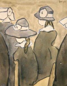 Little Girls in Church by Gwen John