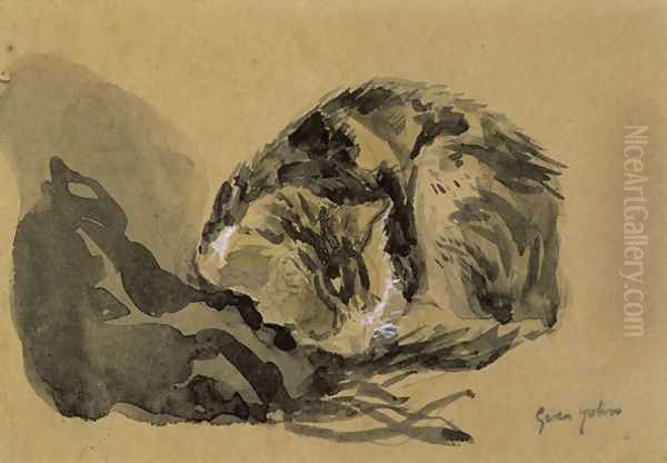 Study of a Cat - view 1