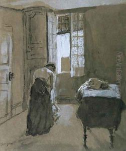 Woman Dressing by Gwen John