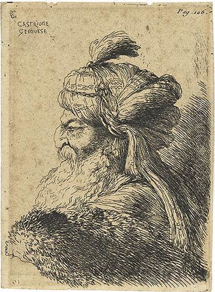 Group Of 4 Portrait Etchings. - view 1