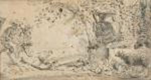 Trois Satyres Dans Un Paysage Trois Satyres Dans Un Paysage