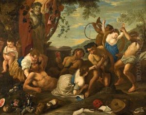 Bacchanale by Giovanni Benedetto Castiglione
