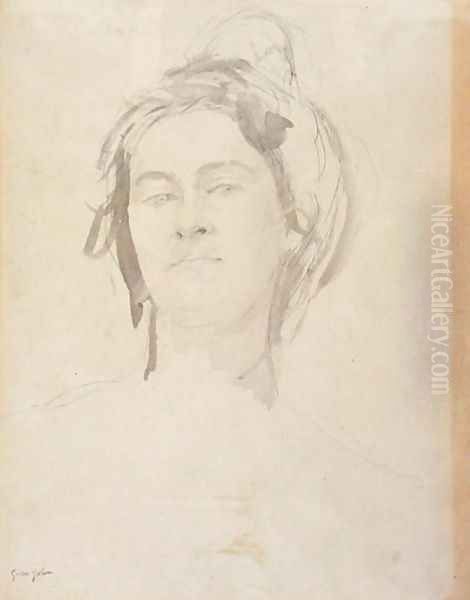 Head of a Young Woman - view 1