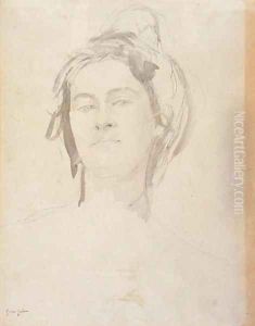 Head of a Young Woman by Gwen John